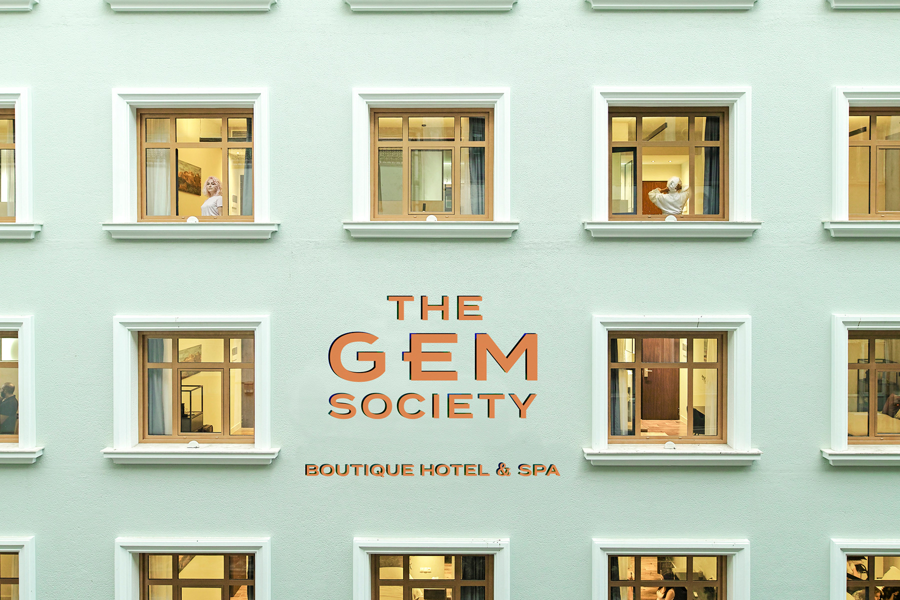 The Gem Society Hotel facade